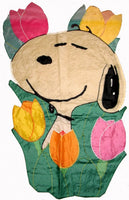 SPRING SNOOPY Sculpted Flag