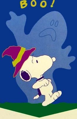 Snoopy Scare Halloween Flag
