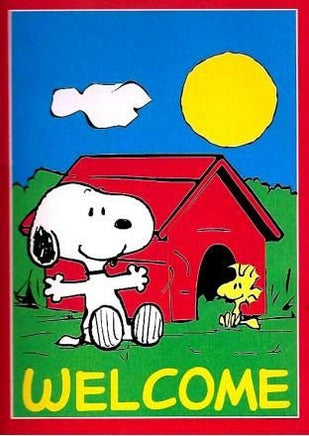 Snoopy Welcome Flag| snoopn4pnuts.com