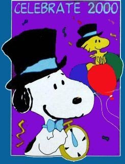 Snoopy's 2000 Celebration Flag
