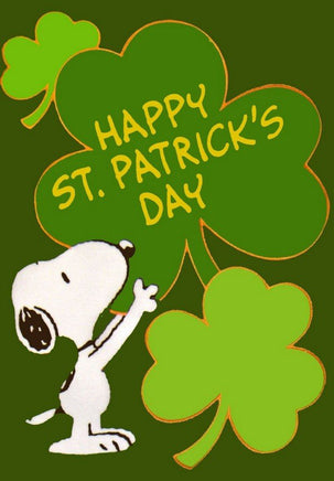 NON - VINTAGE FLAG - HAPPY ST. PATRICK's DAY - snoopn4pnuts.com