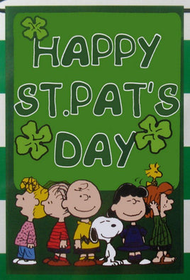 NON - VINTAGE FLAG - HAPPY ST. PATRICK's DAY - snoopn4pnuts.com