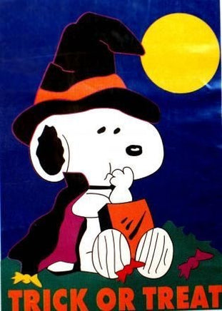 Trick Or Treat Snoopy Flag