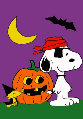 Trick Or Treating Friends Flag