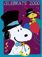 SNOOPY CELEBRATE 2000 Flag