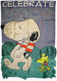 CELEBRATE SNOOPY AND WOODSTOCK Flag (Used)