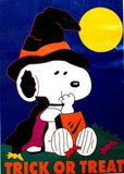 TRICK OR TREAT SNOOPY Flag