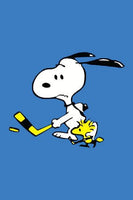 Peanuts Double - Sided Flag - Snoopy Hockey Player - snoopn4pnuts.com