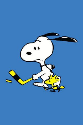 Peanuts Double - Sided Flag - Snoopy Hockey Player - snoopn4pnuts.com
