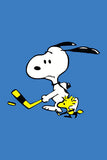 Peanuts Double-Sided Flag - Snoopy Hockey Player