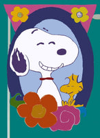 SNOOPY WELCOME FRIENDS Flag
