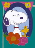 SNOOPY WELCOME FRIENDS Flag