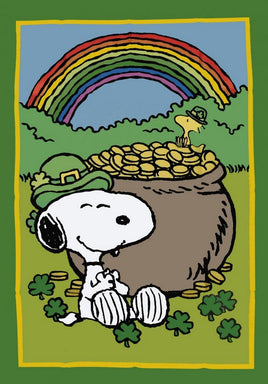 Snoopy St. Patrick's Day Flag