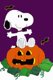 SNOOPY HALLOWEEN SCULPTED Flag