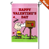 NON - VINTAGE FLAG - CHARLIE BROWN VALENTINE's DAY ON SALE! - snoopn4pnuts.com