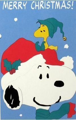 Snoopy Christmas Flag