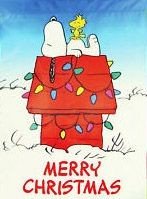 NON - VINTAGE FLAG - MERRY CHRISTMAS - snoopn4pnuts.com