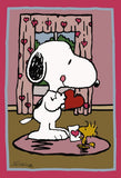 PEANUTS GANG VALENTINE'S DAY Flag