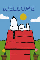 NON-VINTAGE FLAG - SNOOPY'S DOGHOUSE WELCOME