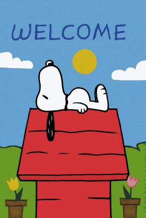 Non-Vintage Flag - Snoopy's Doghouse Welcome