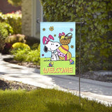 NON-VINTAGE FLAG - SNOOPY EASTER WELCOME