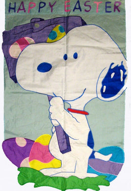 Snoopy Happy Easter Sign Flag (Used)