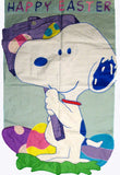 SNOOPY HAPPY EASTER SIGN Flag (Used)
