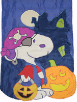 SNOOPY HALLOWEEN PIRATE Sculpted Flag