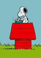 Peanuts Double - Sided Flag - Literary Ace - snoopn4pnuts.com