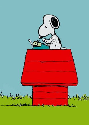 Peanuts Double - Sided Flag - Literary Ace - snoopn4pnuts.com