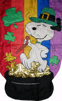 SNOOPY ST. PATRICK'S DAY Flag (Used/Near Mint)