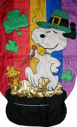 SNOOPY ST. PATRICK's DAY Flag (Used/Near Mint) - snoopn4pnuts.com