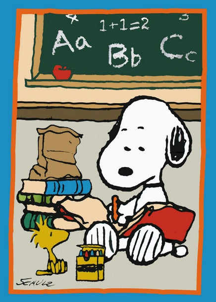 Snoopy School Classroom Flag | snoopn4pnuts.com