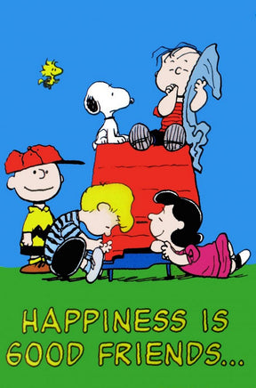 Non-Vintage Flag - Happiness Is Good Friends