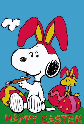 HAPPY EASTER Flag - snoopn4pnuts.com