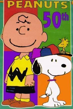 Peanuts Gang 50Th Anniversary Celebration Flag