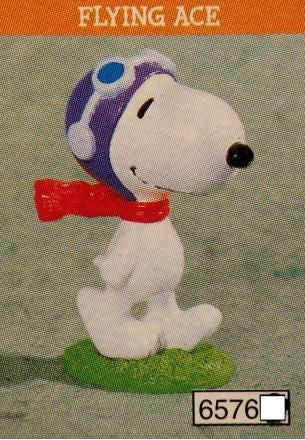 Flambro Snoopy Flying Ace Porcelain Figurine