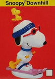 Flambro Snoopy Downhill Porcelain Figurine
