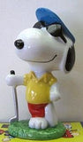 Flambro Snoopy Golfer Porcelain Figurine
