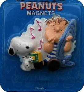 Snoopy And Linus Flambro Magnet