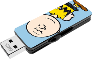 Charlie Brown 8GB Retractable Flash Drive