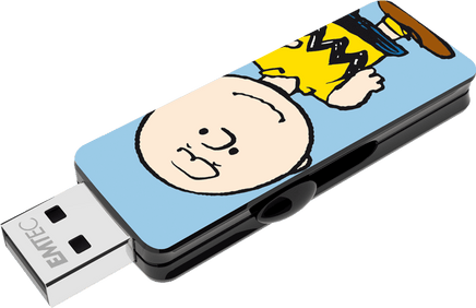 Charlie Brown 8GB Retractable Flash Drive - snoopn4pnuts.com