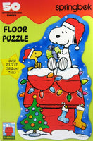 Snoopy Santa Giant Floor Jigsaw Puzzle
