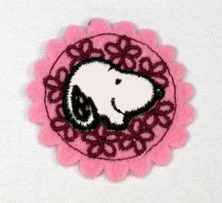 Snoopy Floral Patch
