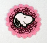SNOOPY FLORAL PATCH