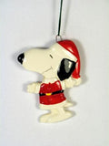 Snoopy Santa Flat Christmas Ornament