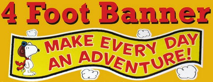 Giant Snoopy Flying Ace Classroom Motivational Banner - 4 Feet Long!