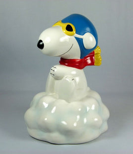 Snoopy Flying Ace Musical Figurine - Plays "It's A Long, Long Way To Tipperary"