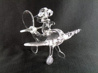Snoopy Flying Ace Glass Figurine - EXTREMELY RARE! - snoopn4pnuts.com