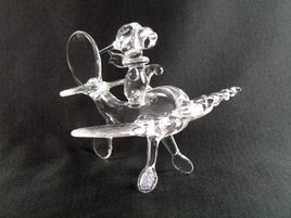 Snoopy Flying Ace Glass Figurine - EXTREMELY RARE! - snoopn4pnuts.com
